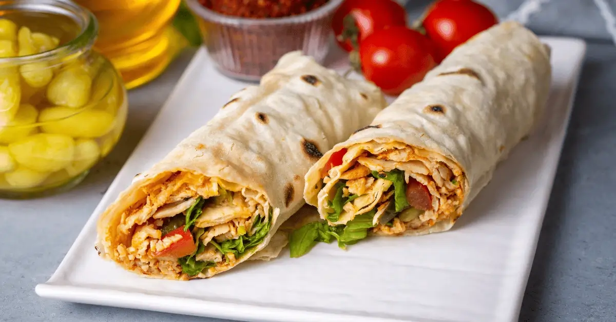 Delicious chicken salad wrap recipe with lean chicken, fresh veggies, and a low-carb tortilla, perfect for a healthy lunch.