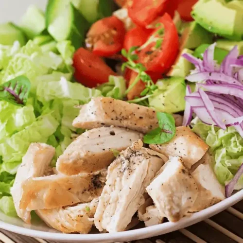 Quick Chicken Salad with Nuts & Fruit